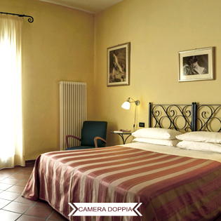 hotel de prati ferrara camera DOPPIA matrimoniale CONFORTEVOLE